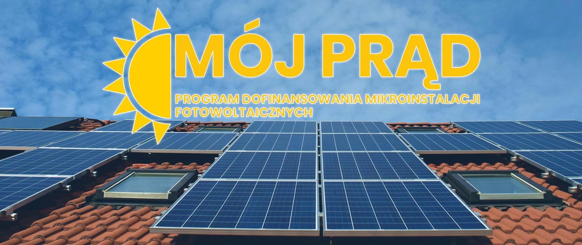 Grafika promocyjna program dofinansowania mój prąd