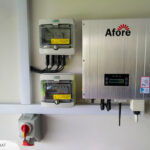 instalacja fotowoltaiczna na dachu domu w Brzozowka