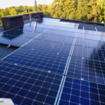 Instalacja Fotowoltaiczna na dachu bloku wielorodzinnego, realizacja w Krakowie