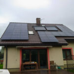 realizacja instalacji fotowoltaiczna na dachu domu w Dziekanowicach