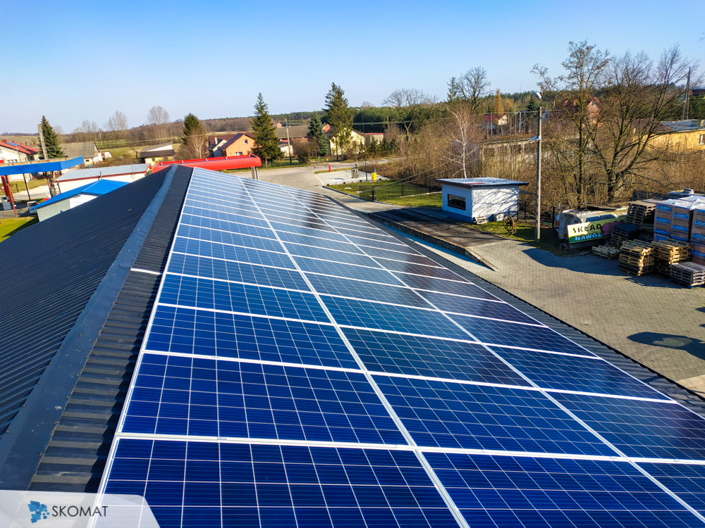 Fotowoltaika Zborów realizacja na dachu domu