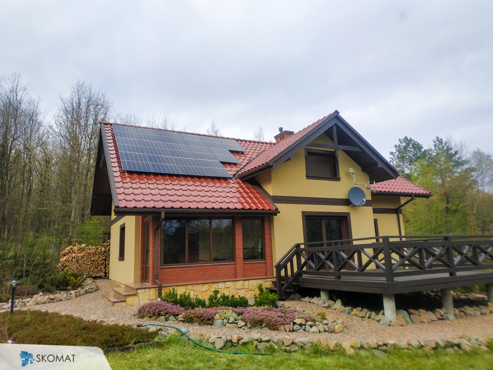 Fotowoltaika w Uszewie realizacja instalacji fotowoltaicznej na dachu domu jednorodzinnego