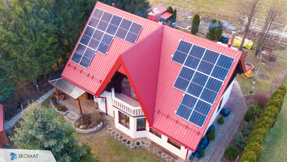 Instalacja fotowoltaiczna na dachu Biała Niżna