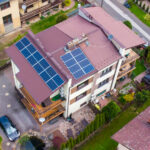 realizacja instlacji na dachu domu w budynek mieszkalny w Krakowie 6.5kwp