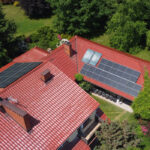 realizacja instalacji fotowoltaicznej w Brzesko widok z bliska