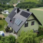 realizacje Wielka Wies fotowoltaika na dachu domu jednorodzinnego