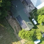 Fotowoltaika na dachu budynku realizacja biała nizna 5,76 kWp