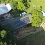 Fotowoltaika na dachu budynku realizacja biała nizna 5,76 kWp