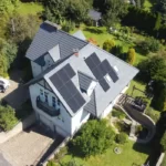 Dom jednorodzinny michałowice fotowoltaika na dachu domu