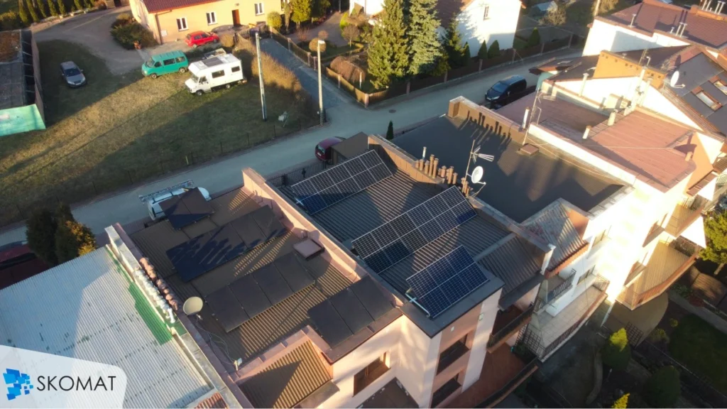 Fotowoltaika kraków realizacja dom jednorodzinny szeregowiec