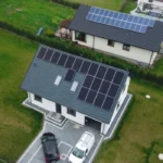 Instalacja fotowoltaiczna na dachu domu w Krakowie