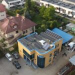 Dom jednorodzinny fotowoltaika Chelmiec na dachu