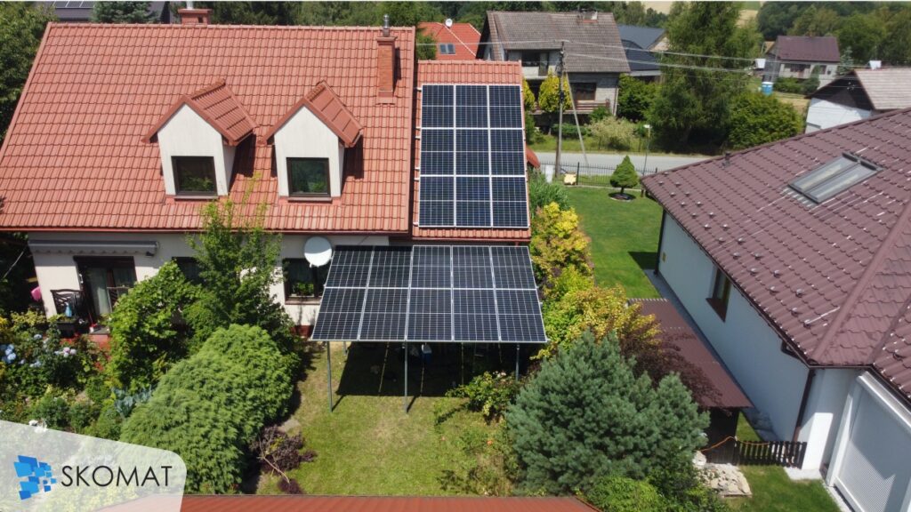Dom jednorodzinny fotowoltaika