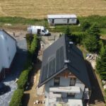 Instalacja słoneczna na dachu domu w Żywcu