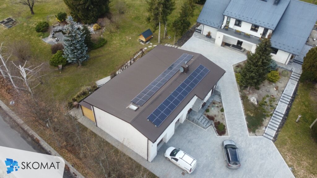 Fotowoltaika na dachu domu gospodarczego