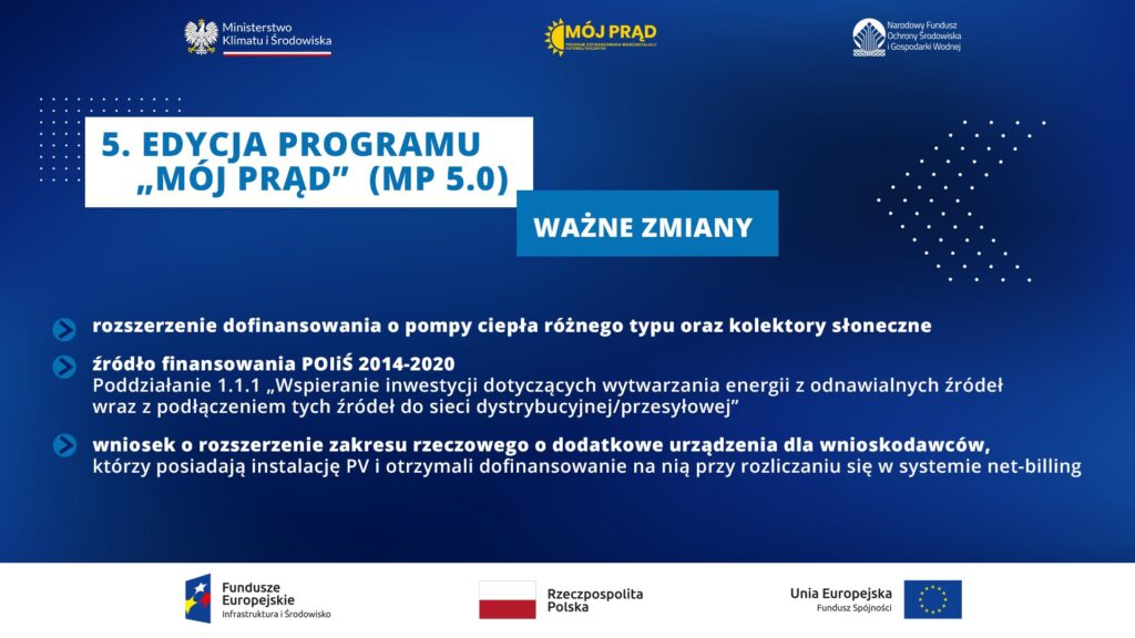 Moj prad 5.0 – o programie najwazniejsze zmiany - skomat