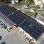 Realizacja instalacja fotowoltaiczna na dachu magazynu firmy w Krakowie