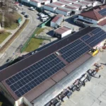 Realizacja instalacja fotowoltaiczna na dachu magazynu firmy w Krakowie