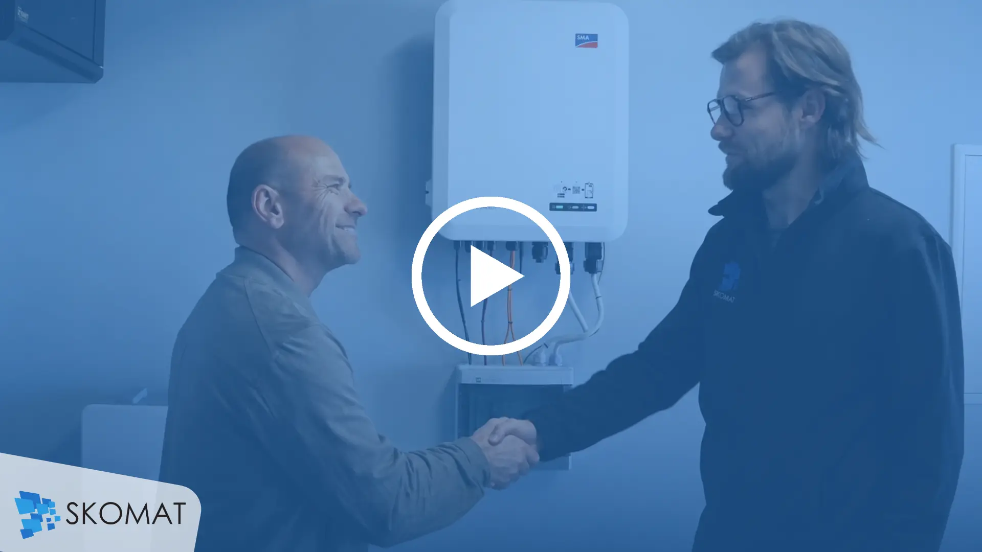 Instalacja magazynu energii i falownika SKOMAT
